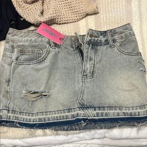 Edikted Denim Skirt